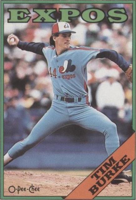 1988 O-Pee-Chee - Tim Burke #14