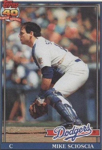 1991 O-Pee-Chee - Mike Scioscia #305
