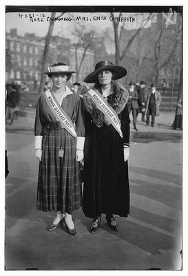 Rose Cumming,Mrs. Edith Griffith,Woman Suffrage Party,Suffragettes,Bain News