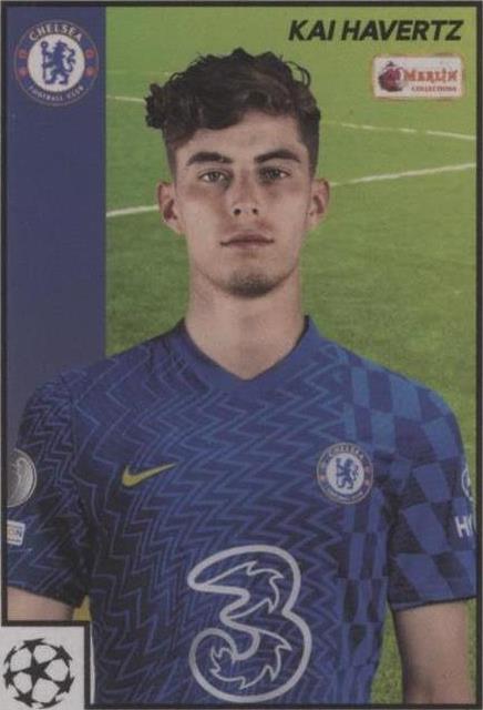 2021-22 Topps Merlin's Heritage 97 UCL Kai Havertz #49