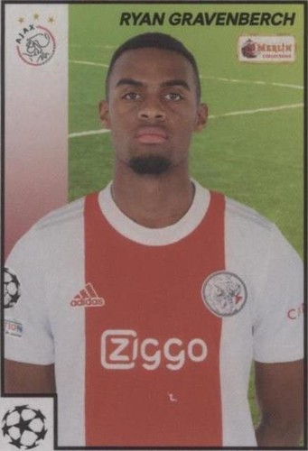 2021-22 Topps Merlin's Heritage 97 UCL Ryan Gravenberch #75