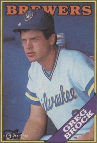 1988 O-Pee-Chee - Greg Brock #212