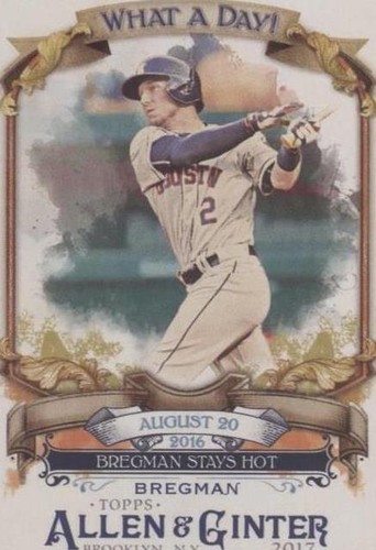 2017 Topps Allen & Ginter - Alex Bregman #WAD-94