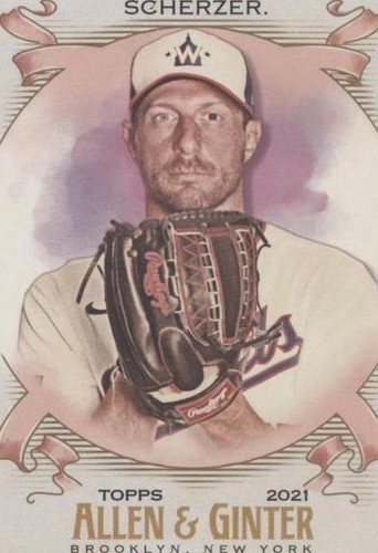 2021 Topps Allen & Ginter's - Max Scherzer #52