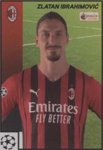 2021-22 Topps Merlin's Heritage 97 UCL Zlatan Ibrahimovic #64