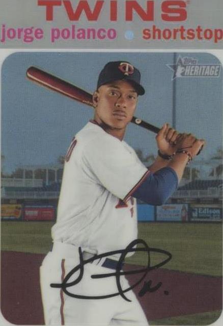 2020 Topps Heritage - Jorge Polanco #THC-236