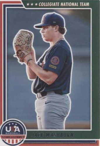 2022 Panini USA Baseball Stars & Stripes - Jack Washburn #37