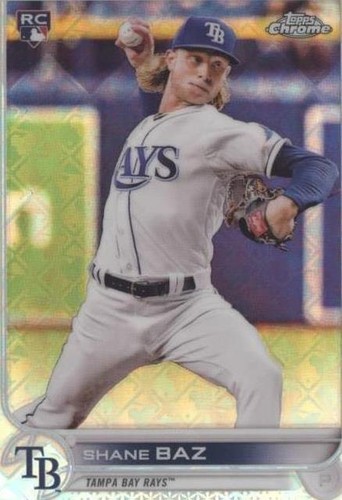 2022 Topps Chrome Logofractor Edition - Shane Baz #8