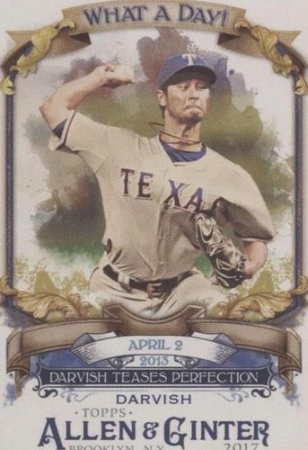 2017 Topps Allen & Ginter - Yu Darvish #WAD-34