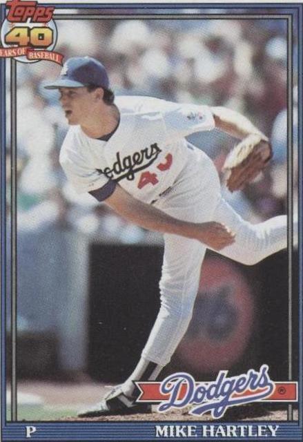 1991 Topps - Mike Hartley #199