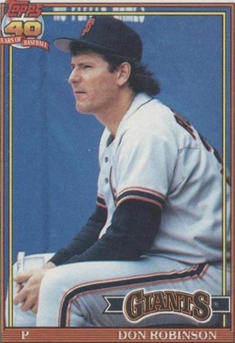 1991 Topps - Don Robinson #104