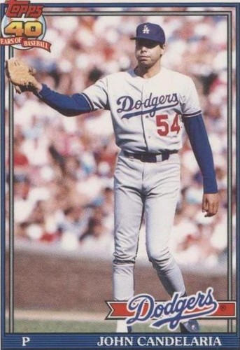 1991 Topps Traded - John Candelaria #17T