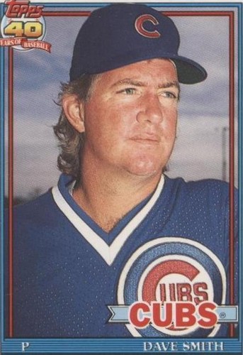 1991 Topps Traded - Dave Smith #110T