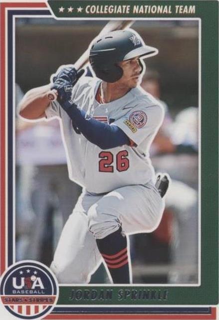 2022 Panini USA Baseball Stars & Stripes - Jordan Sprinkle #30