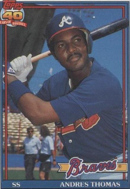 1991 Topps - Andres Thomas #111