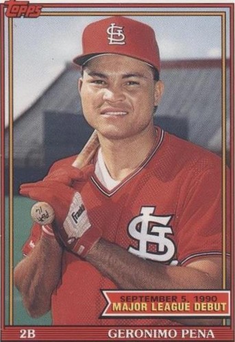 1990-91 Topps Major League Debut 1990 - Geronimo Pena #123