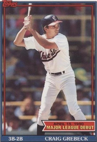 未開封　1990 TEAMSET MAJOR LEAGUE CARD topps 1990 Topps Major League Debut Card #030-Scott Chiamparino