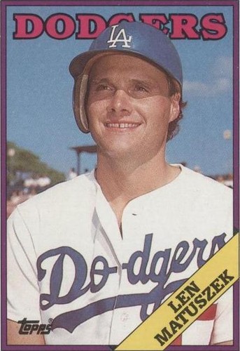 1988 Topps - Len Matuszek #92