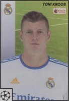 2021-22 Topps Merlin's Heritage 97 UCL Toni Kroos #22