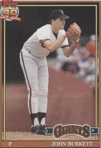 1991 Topps - John Burkett #447
