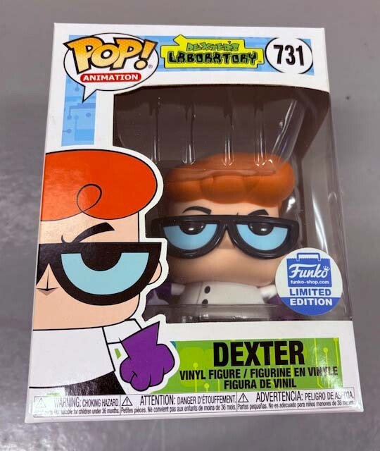 New Funko Pop Animation 731 Dexter Dexter's Laboratory