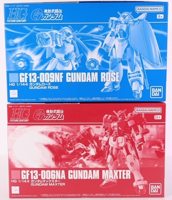 GUNDAM ROSE & MAXTER 1/144 セット Bandai HG 1/144 Gundam Maxter & Rose 2 kit set G Gundam NEW
