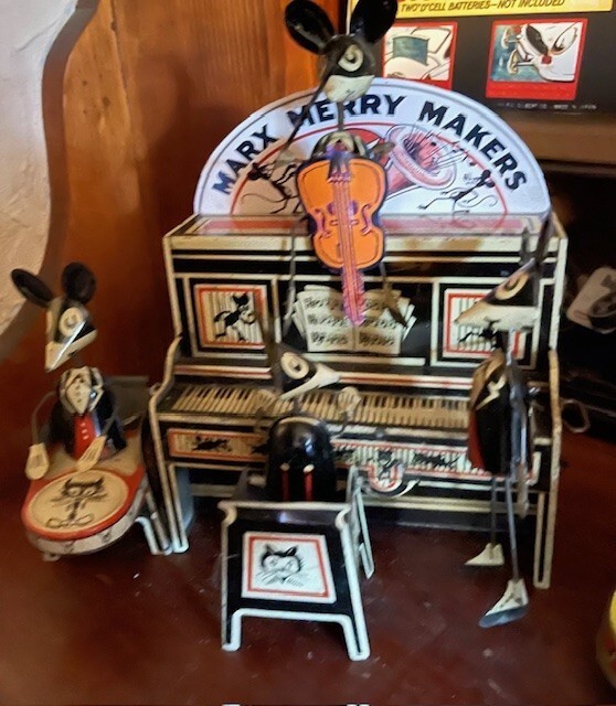 Marx Merry Makers Mouse Band Reproduction Marque & Violin