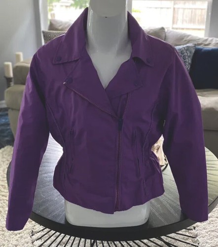 Women’s Purple Riding Jacket Size Medium Euc