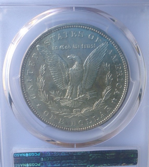 1898-P MORGAN $  * OBVERSE DOUBLE STRUCK - PCGS UNC DETAILS  *