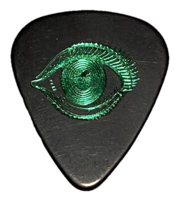 Vintage Guitar Picks-D Andrea AD-Lib-Pixie Pick-EYE Pick-Black w/Green