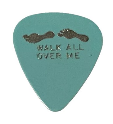Vintage Guitar Picks-D Andrea 351-Ad-Lib-WALK ALL OVER ME-Blue &Silver-J. Macey