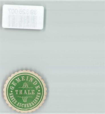 39326007 - 4308 Thale Gemeinde Thale Kreis Aschersleben