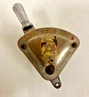 Vintage Early Sturmey Archer Shifter Top Tube Frame Mount 3 speed