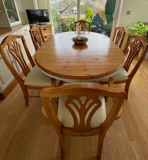 Ducal Victoria dinning table and 6 chairs in Plymouth, Devon Gumtree