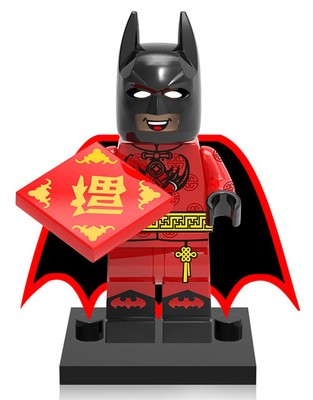 Minifigures Justice League Chinese Batman Super Heroes Bruce Wayne Building Toys