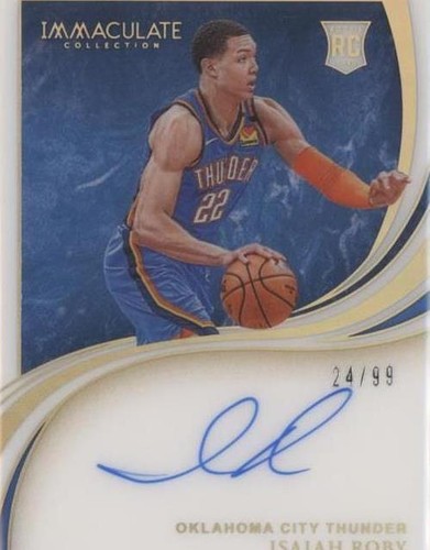 2019-20 Panini Immaculate Collection - Isaiah Roby #IRI-IRB