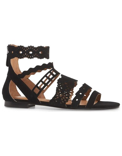 

Женские черные замшевые сандалии Rebecca Minkoff Lina размера 8 - RM S18602434-001-8, Черный