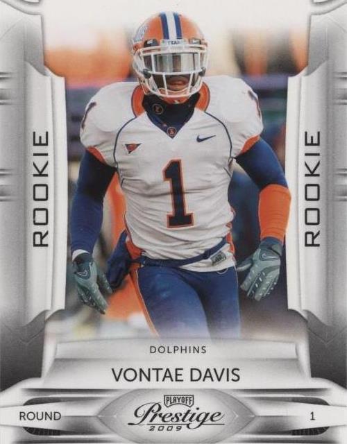 2009 Playoff Prestige Vontae Davis #154