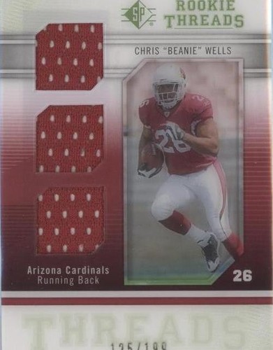 2009 SP Threads Chris Wells #RT-CW