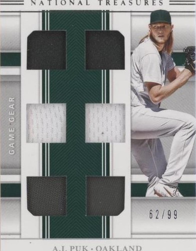2020 Panini National Treasures - A.J. Puk #GGMS-AP
