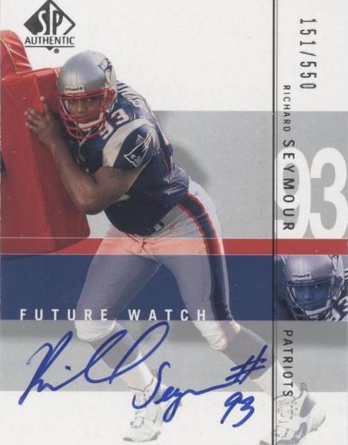 2001 SP Authentic Richard Seymour #149