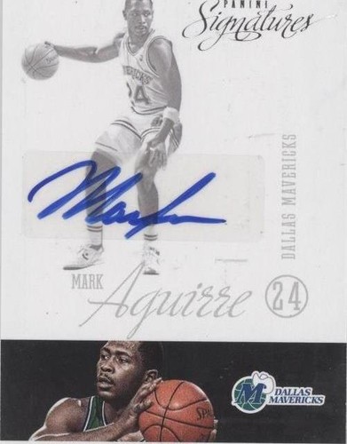 2012-13 Panini Signatures - Mark Aguirre #190