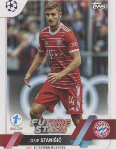 2022-23 Topps UEFA Club Competitions 1st Edition Josip Stanisic #16