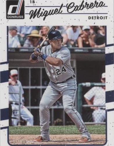 2017 Panini Donruss - Miguel Cabrera #93