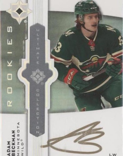 2021-22 Upper Deck Ultimate Collection - Adam Beckman #UE-BE