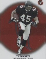 2002 Topps Pristine T.J. Duckett #93
