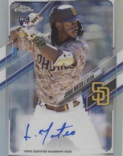 2021 Topps Chrome Update Series - Jorge Mateo #CUSA-JM