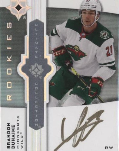 2021-22 Upper Deck Ultimate Collection - Brandon Duhaime #UE-BD