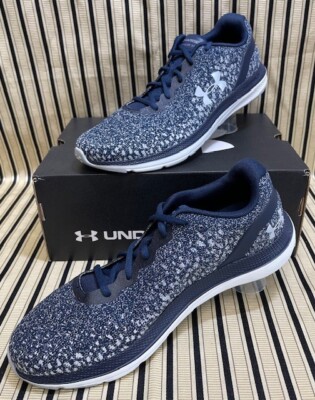 UNDER ARMOUR Men's Running Shoe Sneaker Size 9 UA Charged Impulse Knit Navy Blue