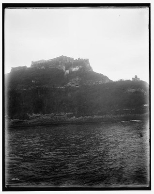 El Morro,fortifications,cliffs,Santiago de Cuba,Detroit Publishing Company,1898